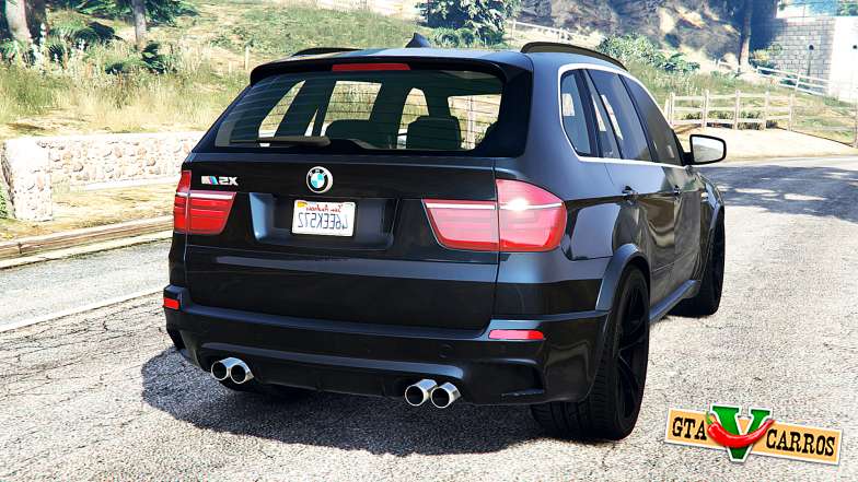 BMW X5 M (E70) 2013 v0.1 [replace] for GTA 5 back view