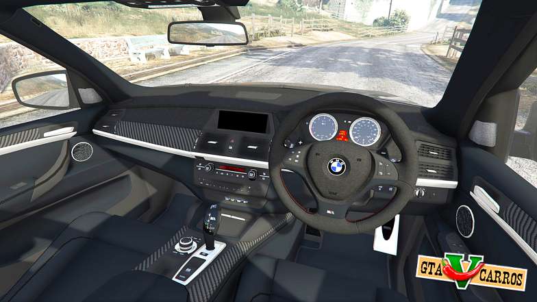 BMW X5 M (E70) 2013 v0.1 [replace] for GTA 5 steering wheel view