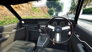 Mazda RX-3 1973 [add-on] for GTA 5 steering wheel view