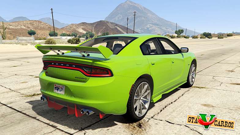 Dodge Charger LD 2015 for GTA 5 back view
