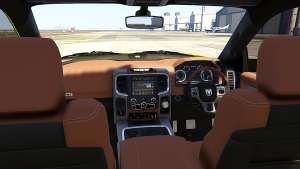 Dodge Ram Limited 2016 for GTA 5 interior view