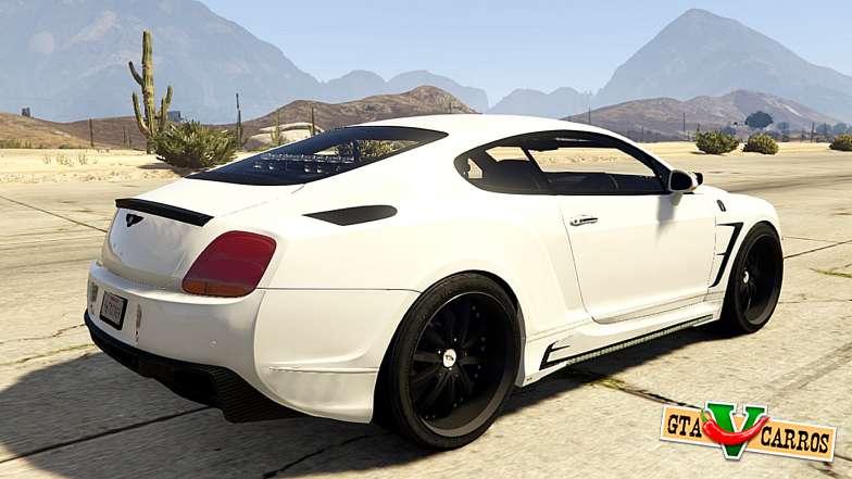 Undercover Bentley Continetal GT 1.0 for GTA 5 back view
