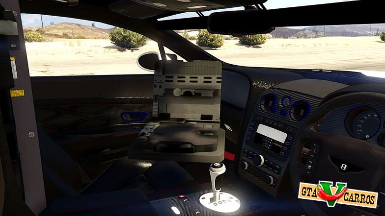 Undercover Bentley Continetal GT 1.0 for GTA 5 interior view