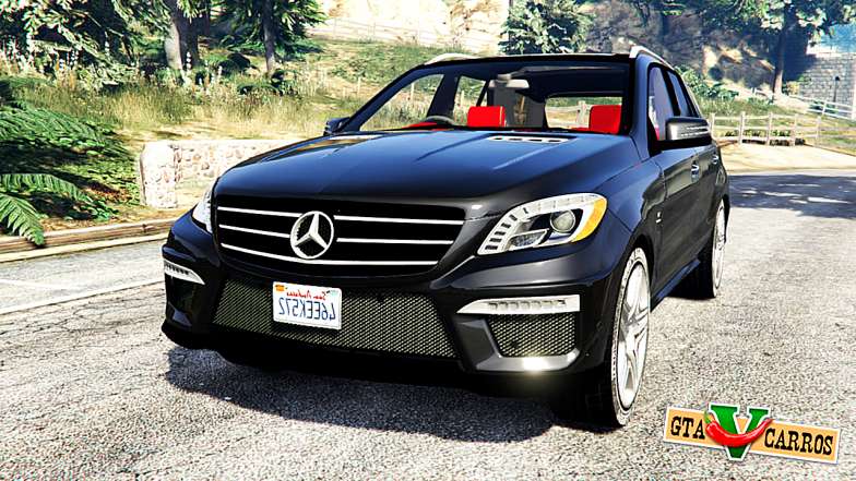 Mercedes-Benz ML63 AMG (W166) 2015 [replace] for GTA 5 front view