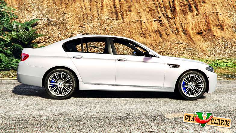 BMW M5 (F10) 2012 [add-on] for GTA 5 side view