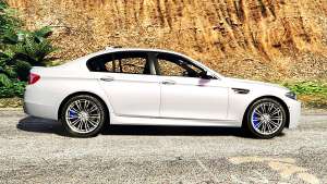 BMW M5 (F10) 2012 [add-on] for GTA 5 side view