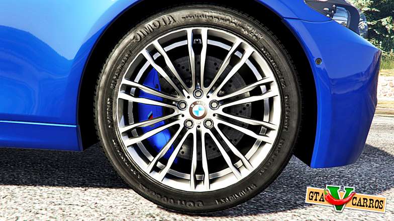 BMW M5 (F10) 2012 [add-on] for GTA 5 wheel view