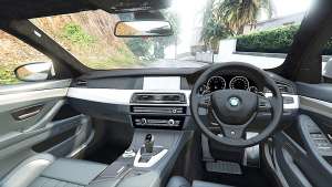 BMW M5 (F10) 2012 [add-on] for GTA 5 steering wheel view