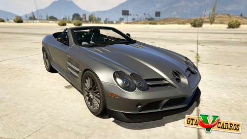 Mercedes-Benz SLR 722s Roadster &amp; Mansory for GTA 5 front view