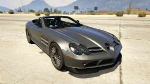Mercedes-Benz SLR 722s Roadster &amp; Mansory for GTA 5 front view