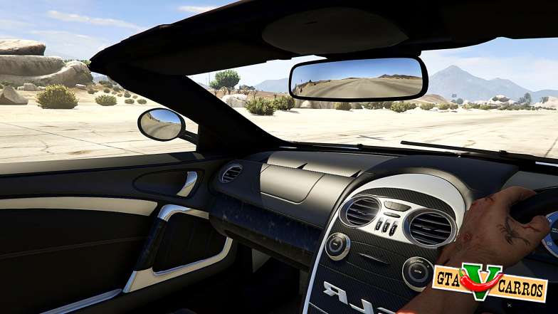 Mercedes-Benz SLR 722s Roadster &amp; Mansory for GTA 5 interior view