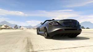 Mercedes-Benz SLR 722s Roadster &amp; Mansory for GTA 5 back view