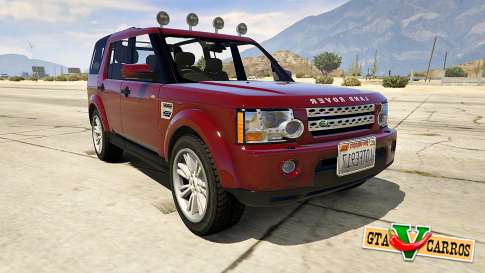Land Rover Discovery 4 for GTA 5 front view