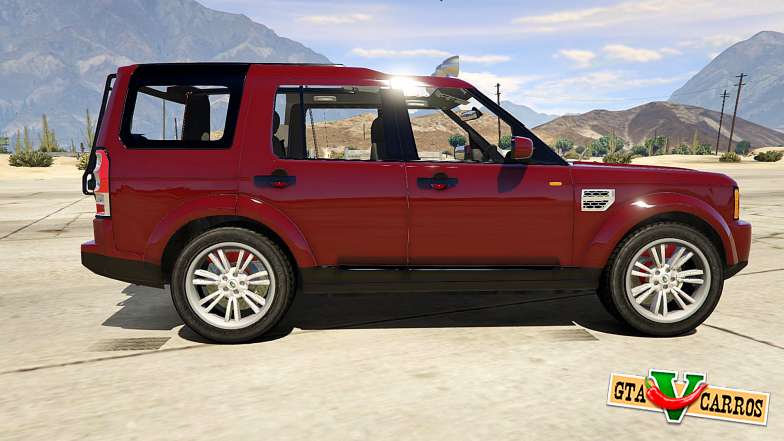 Land Rover Discovery 4 for GTA 5 side view