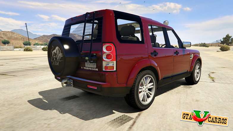 Land Rover Discovery 4 for GTA 5 back view