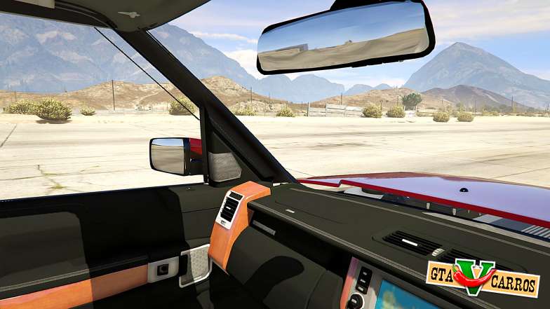 Land Rover Discovery 4 for GTA 5 interior view