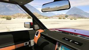Land Rover Discovery 4 for GTA 5 interior view