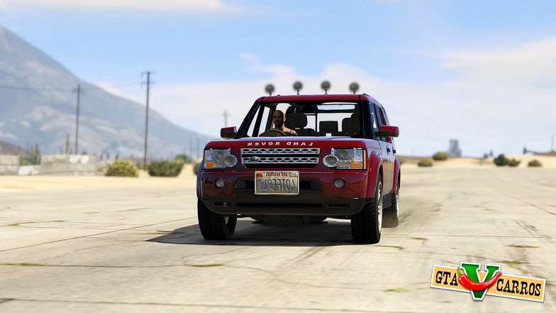 Land Rover Discovery 4 for GTA 5 straight view