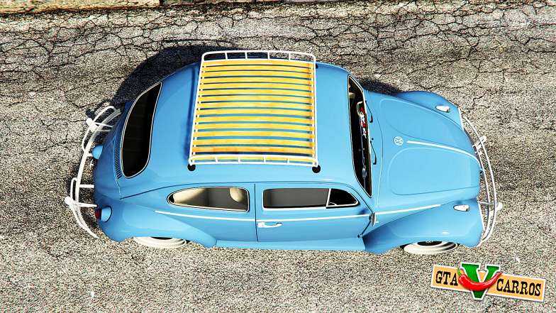 Volkswagen Fusca 1968 v0.9 [replace] for GTA 5 top view