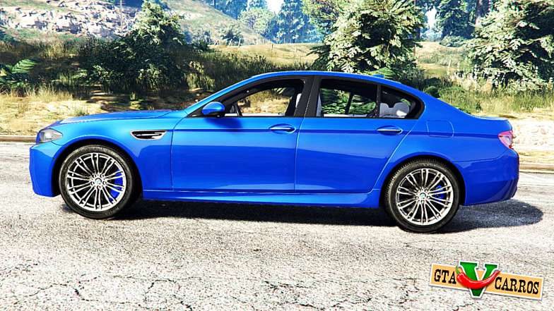 BMW M5 (F10) 2012 [replace] for GTA 5 side view