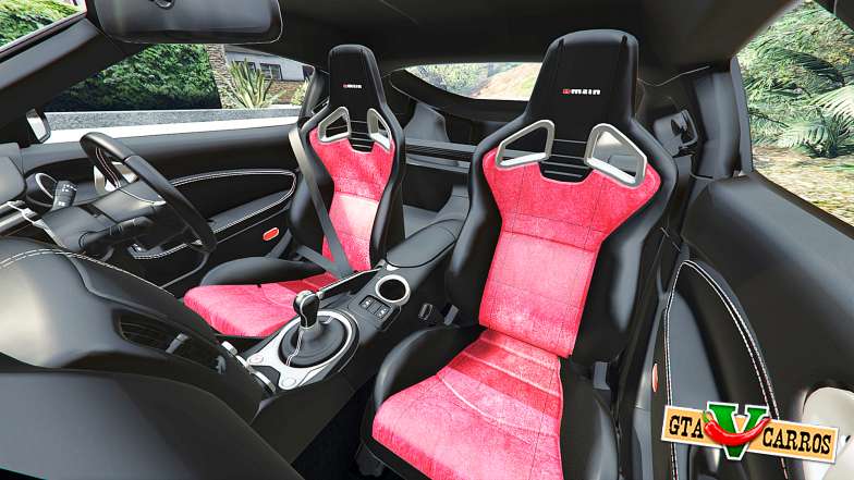 Nissan 370Z Nismo Z34 2016 [add-on] for GTA 5 interior view