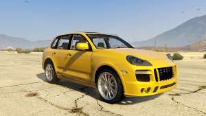 Porsche Cayenne Turbo 2010 for GTA 5 front view