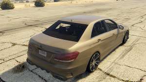 Mercedes-Benz E63 Brabus 850HP for GTA 5 back view