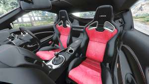 Nissan 370Z Nismo Z34 2016 [replace] for GTA 5 interior view
