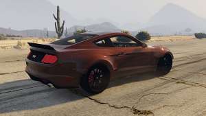 Ford Mustang GT Premium HPE750 Boss for GTA 5 back view