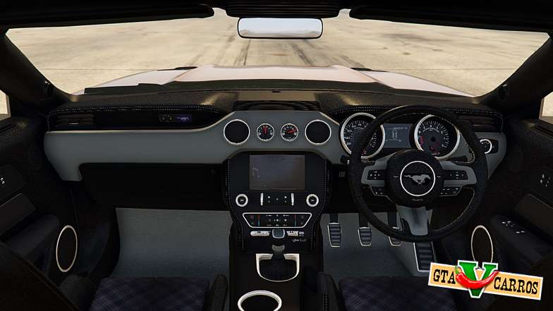 Ford Mustang GT Premium HPE750 Boss for GTA 5 interior view