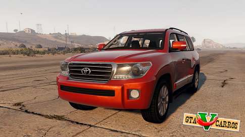 Toyota Land Cruiser 2013 for GTA 5 front view