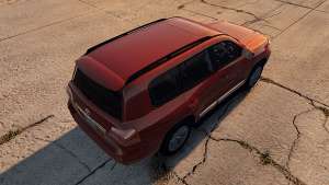 Toyota Land Cruiser 2013 for GTA 5 top view