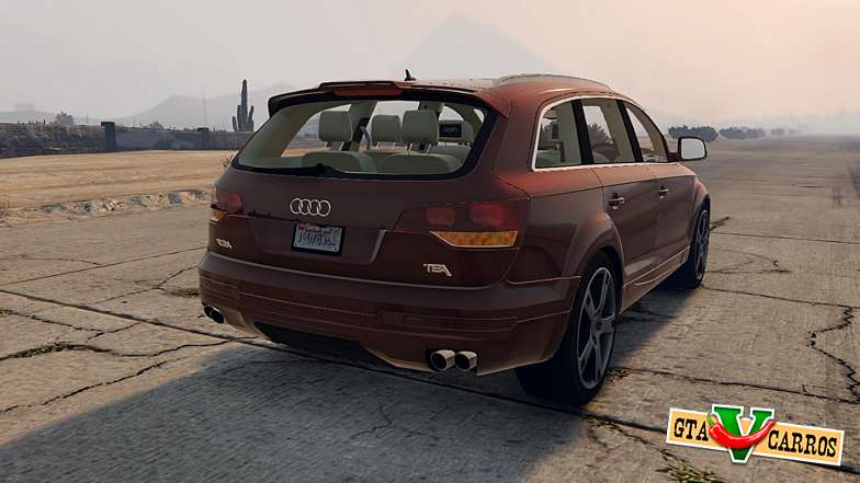Audi Q7 AS7 ABT 2009 for GTA 5 back view