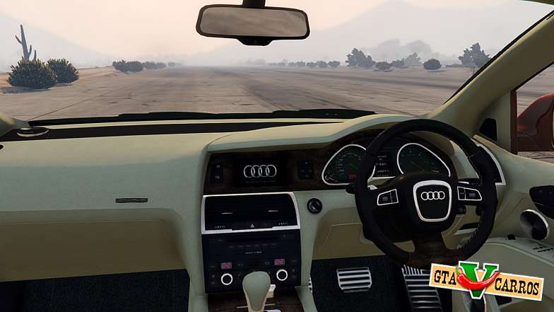 Audi Q7 AS7 ABT 2009 for GTA 5 interior view