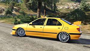 Taxi Peugeot 406 v1.0 for GTA 5 side view