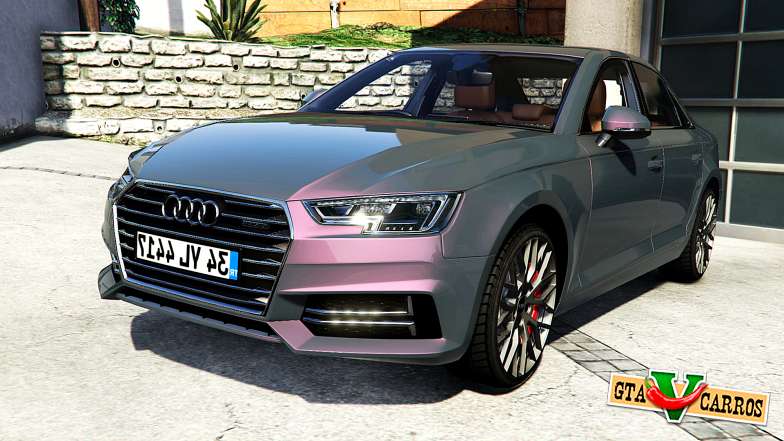 Audi A4 2017 [add-on] v1.1 for GTA 5 front view