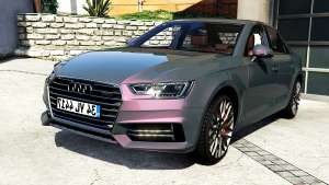 Audi A4 2017 [add-on] v1.1 for GTA 5 front view