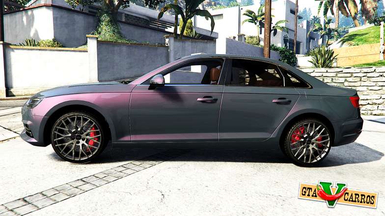 Audi A4 2017 [add-on] v1.1 for GTA 5 side view