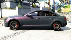 Audi A4 2017 [add-on] v1.1 for GTA 5 side view