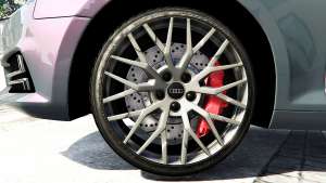 Audi A4 2017 [add-on] v1.1 for GTA 5 wheel view