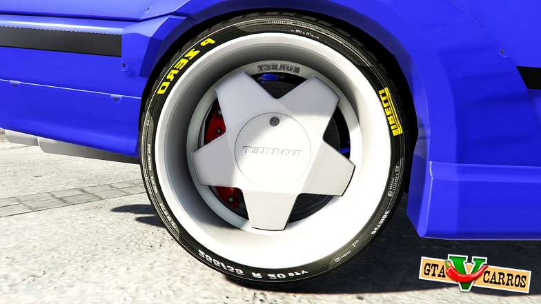 BMW M3 (E36) Street Custom [blue dials] v1.1 for GTA 5 wheel view