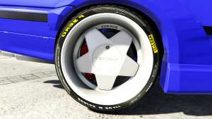 BMW M3 (E36) Street Custom [blue dials] v1.1 for GTA 5 wheel view