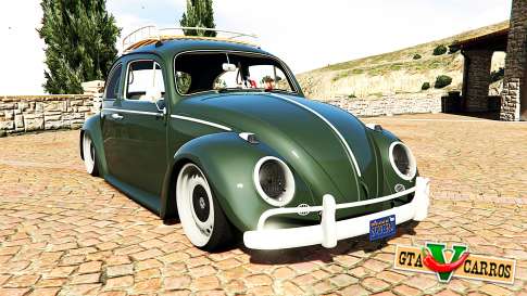 Volkswagen Fusca 1968 v1.0 [replace] for GTA 5 front view