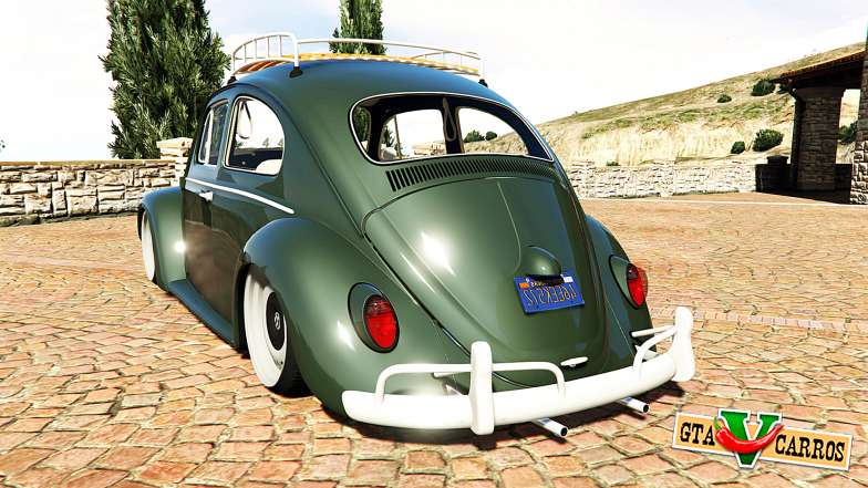 Volkswagen Fusca 1968 v1.0 [replace] for GTA 5 back view