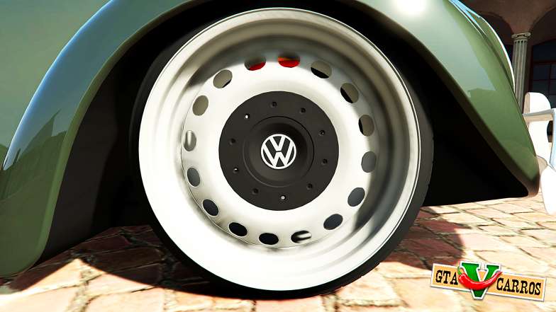 Volkswagen Fusca 1968 v1.0 [replace] for GTA 5 wheel view