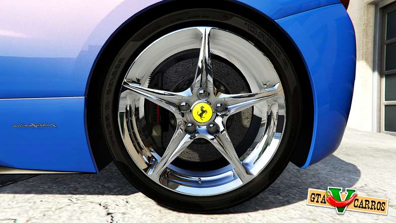 Ferrari 458 Italia v2.0 [replace] for GTA 5 wheel view
