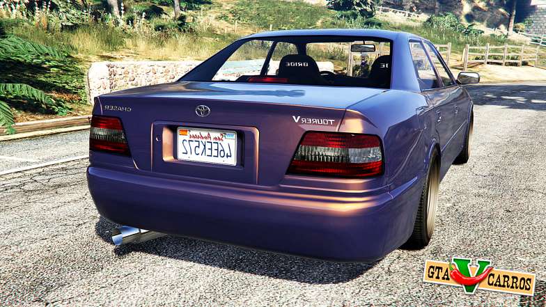 Toyota Chaser (JZX100) [add-on] for GTA 5 back view