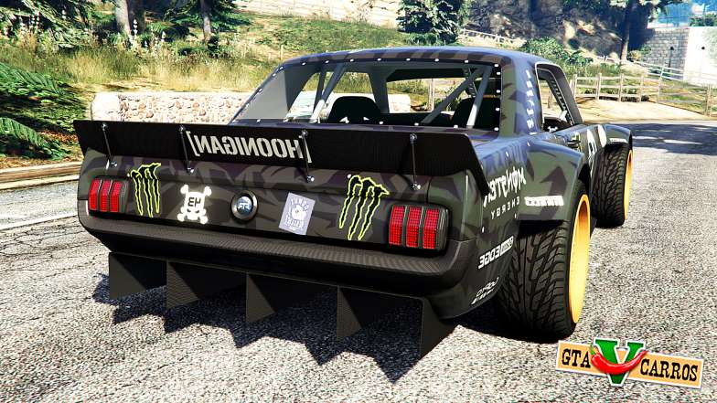 Ford Mustang 1965 Hoonicorn [add-on] for GTA 5 back view