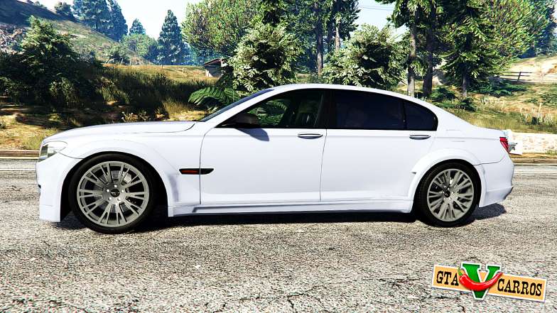 BMW 760Li (F02) Lumma CLR 750 [replace] for GTA 5 side view