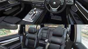 BMW 760Li (F02) Lumma CLR 750 [replace] for GTA 5 interior view